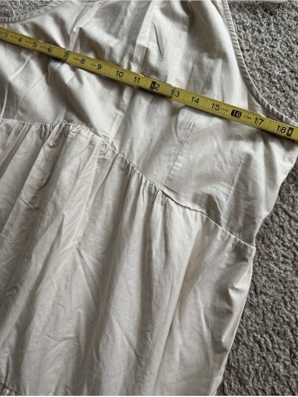 New Maeve Cream Tiered Halter Maxi Dress - Picture 4 of 7